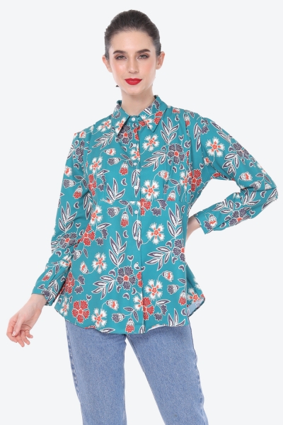 Emma Printed In Flower Orange